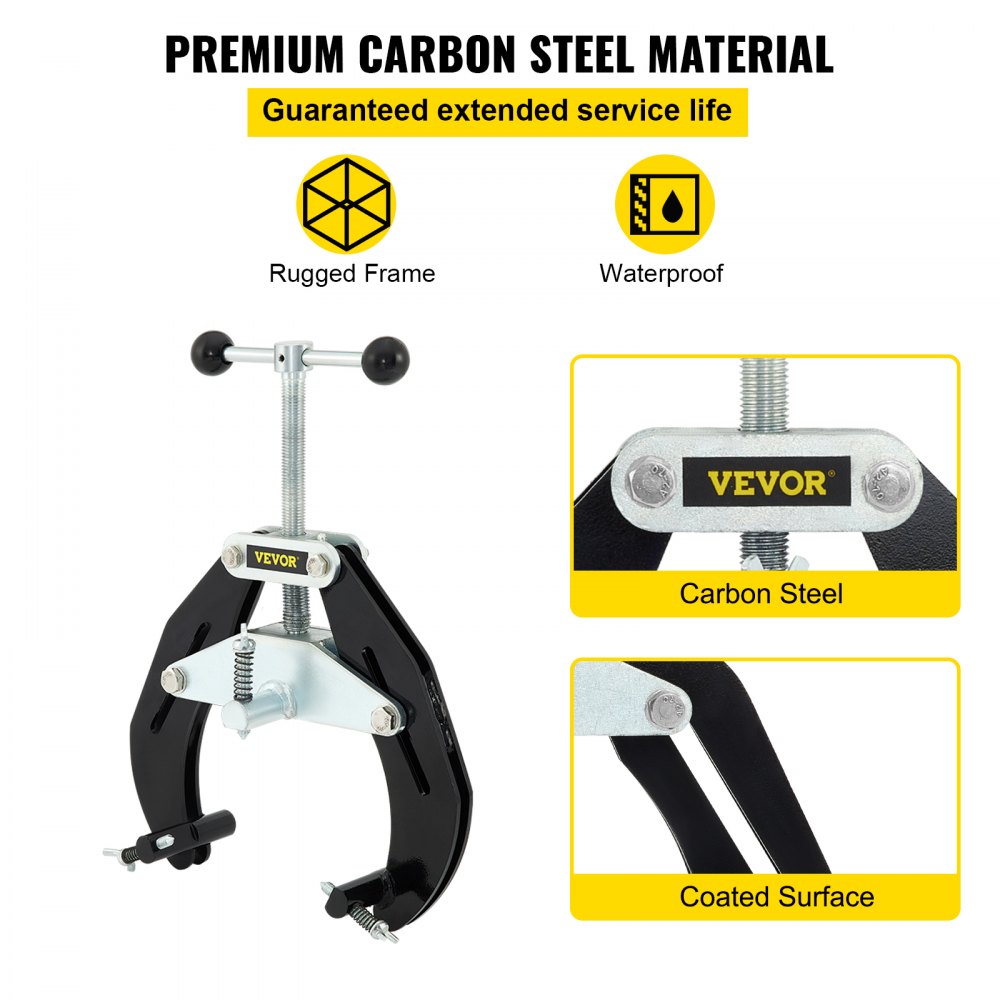 VV-UC-62 - Durable 2"-6" Steel Pipe Clamp for Fast Assembly