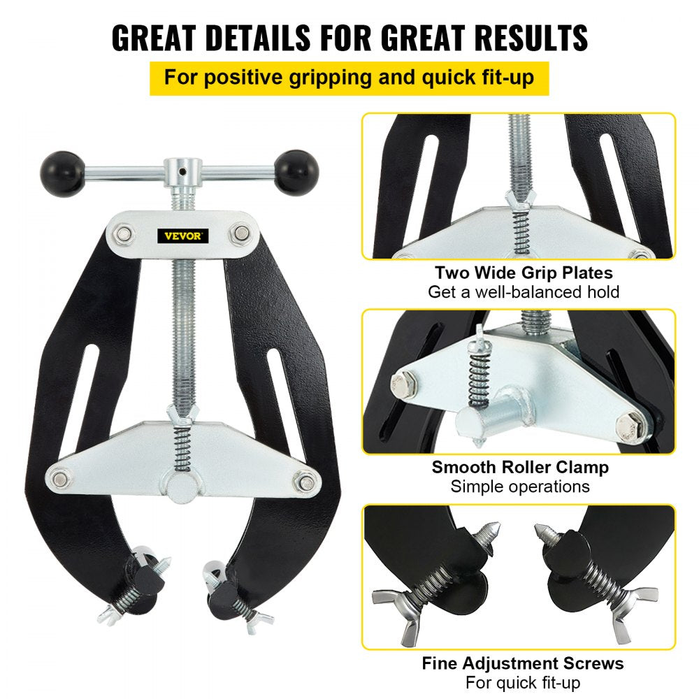 VV-UC-62 - Durable 2"-6" Steel Pipe Clamp for Fast Assembly