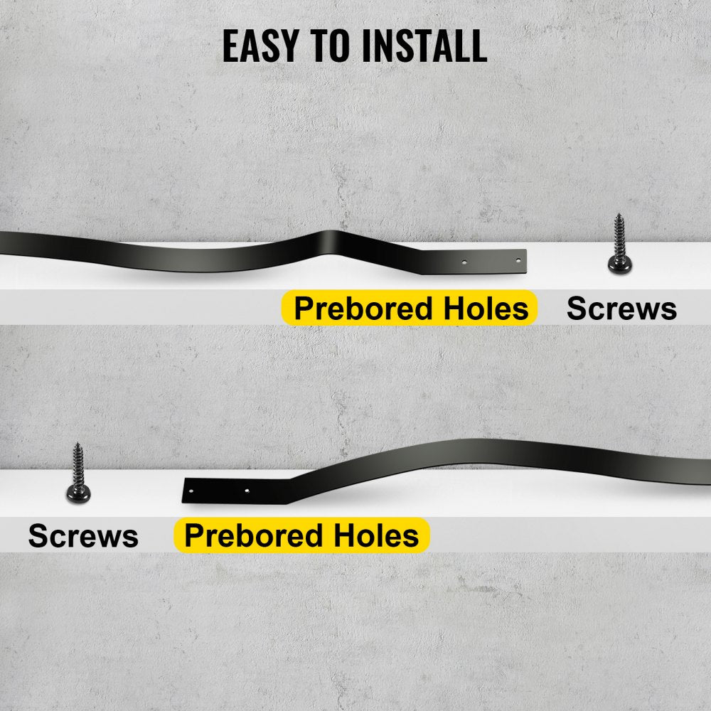 010618577611 - Durable Black Aluminum Deck Balusters with Easy Installation