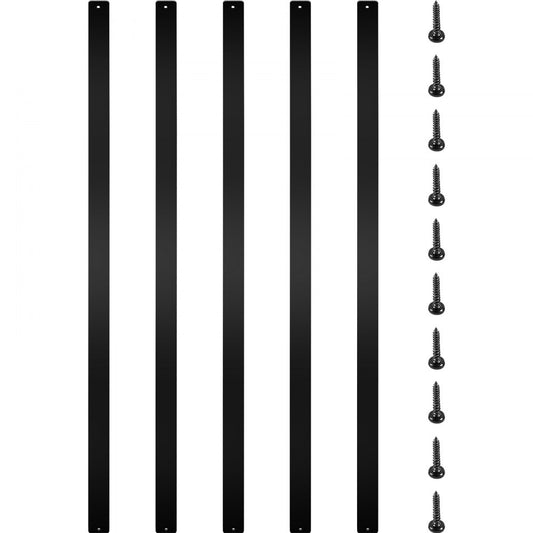 010571570320 - 29.5" Black Aluminum Balusters for Deck Railings