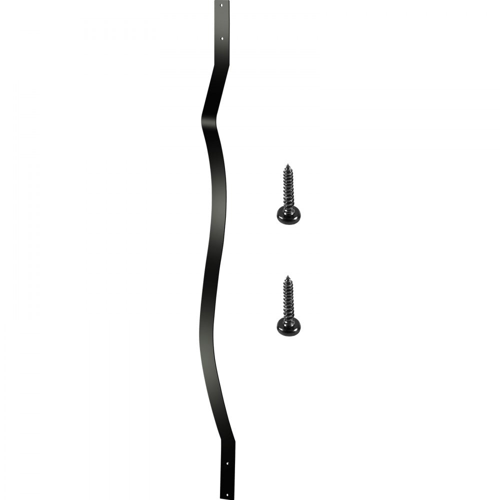 010229477265 - 32.25"x1" Black Aluminum Deck Balusters, 26 Pack, Easy Install