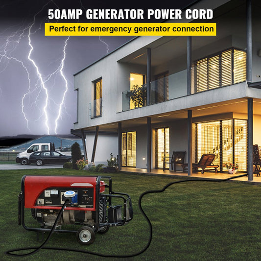 010886875203 - 25Ft Durable 50 Amp RV Extension Cord for Reliable Power