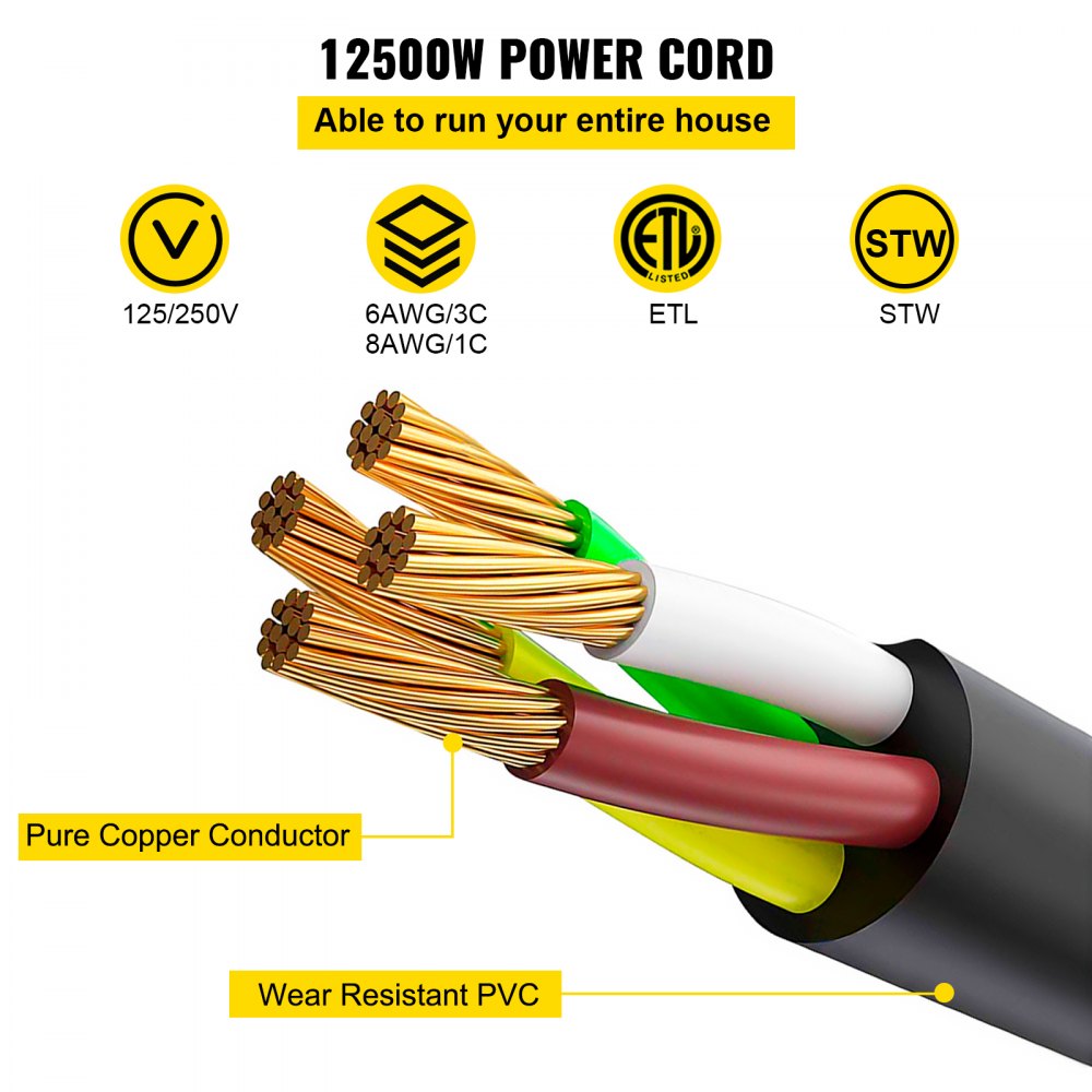 010292676748 - 30ft 50 Amp Durable RV Extension Cord with Pull Handles