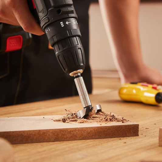 M16 - 16 Pcs Carbon Steel Forstner Bit Set, 1/4" to 1-5/8"