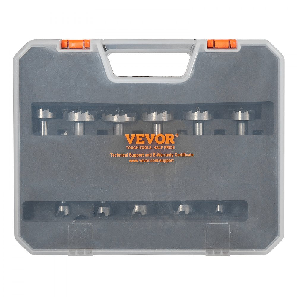 M16 - 16 Pcs Carbon Steel Forstner Bit Set, 1/4" to 1-5/8"