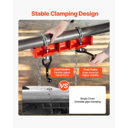 RG1461 - Heavy-Duty Pipe Welding Vise, 1/2" to 8" Diameter