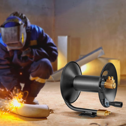 WHRMS02 - Heavy-Duty Steel Welding Hose Reel with 3ft Lead-In Hose
