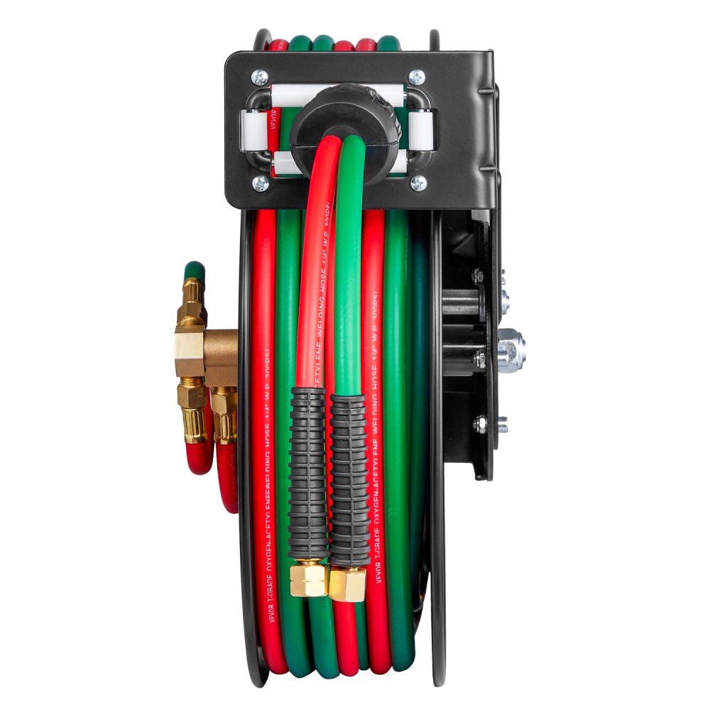 WDHRS01-RTW1450A - 50FT Auto-Rewind Welding Hose Reel, R-Grade Rubber