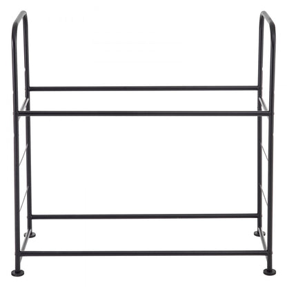 LX060 - Heavy-Duty Tire Storage Rack for 8 Tires with Dust Cover