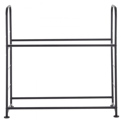 LX060 - Heavy-Duty Tire Storage Rack for 8 Tires with Dust Cover