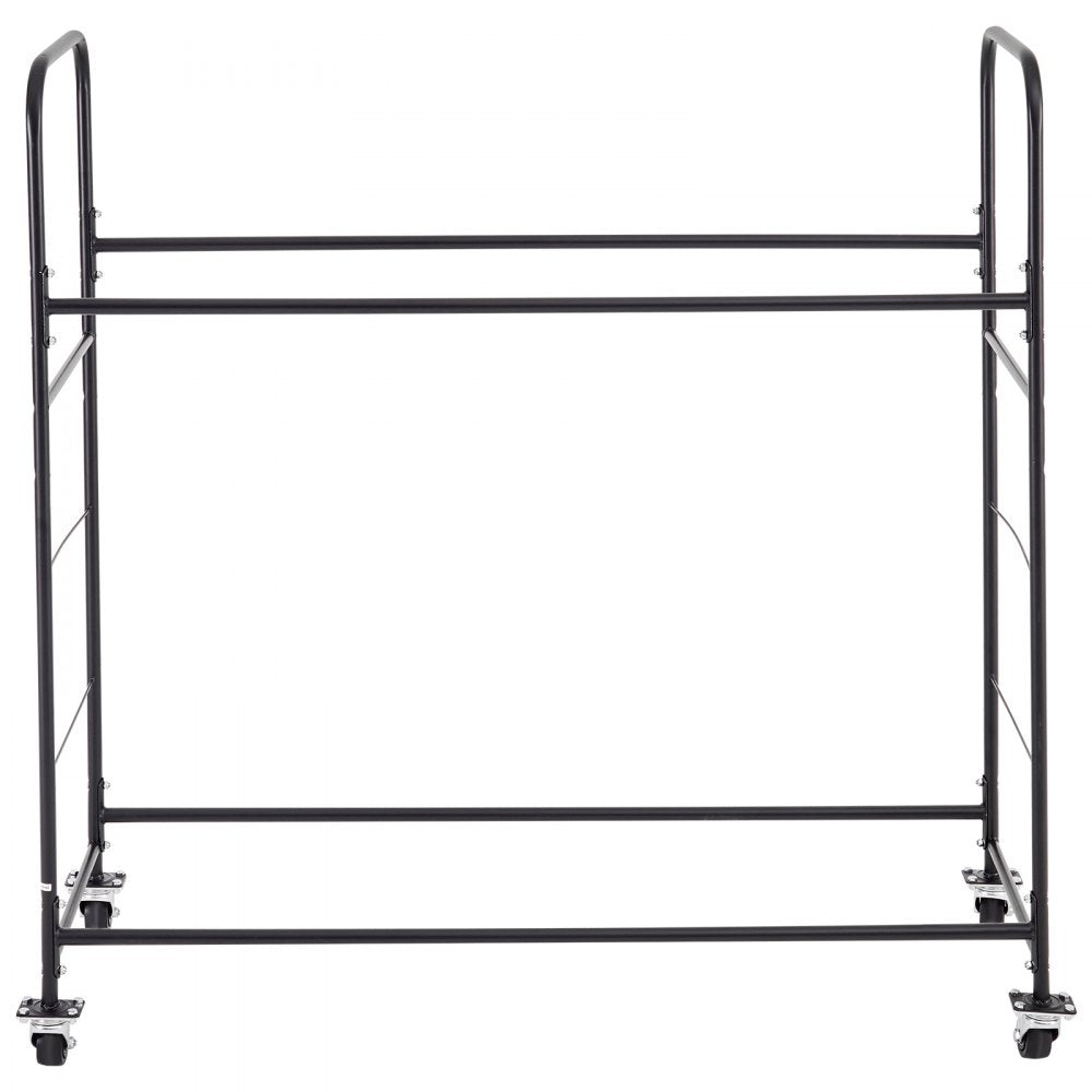 LX061 - Heavy-Duty 2-Layer Tire Rack with Casters & Dust Cover