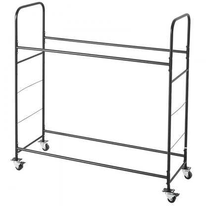 LX061 - Heavy-Duty 2-Layer Tire Rack with Casters & Dust Cover