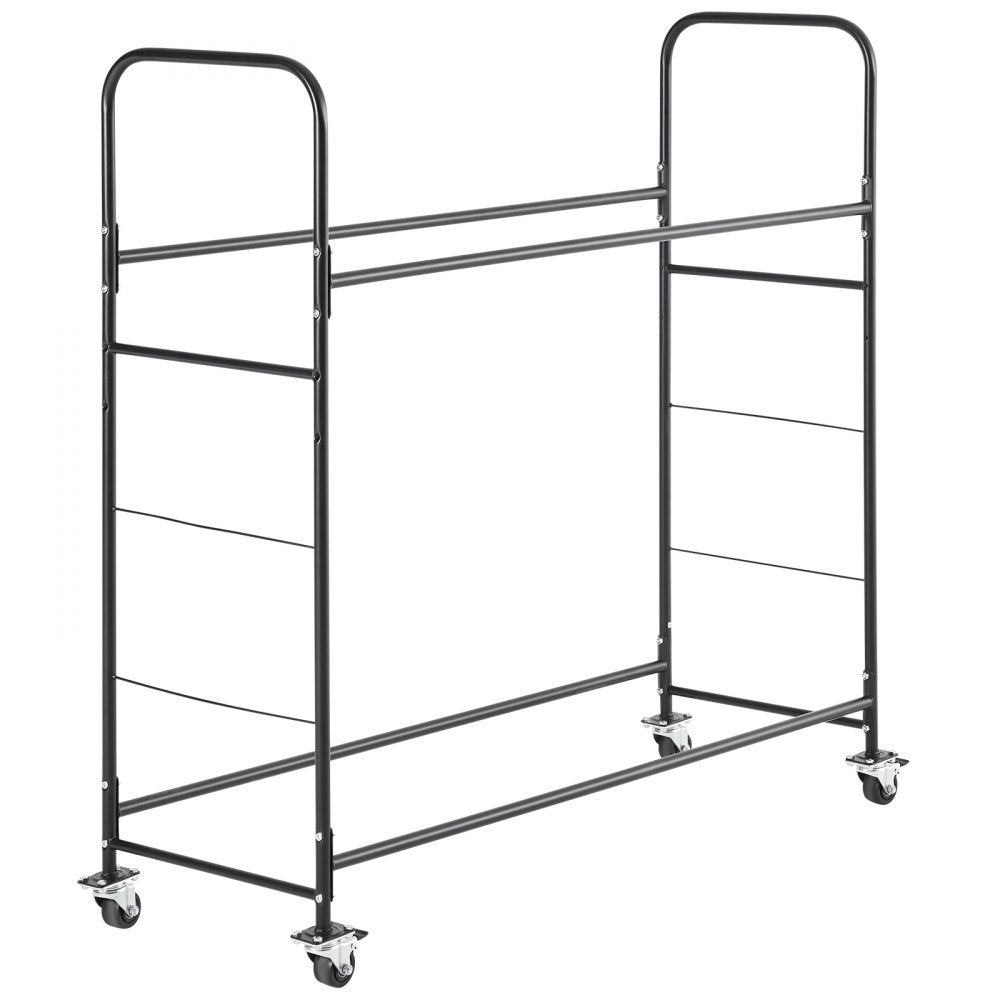 LX061 - Heavy-Duty 2-Layer Tire Rack with Casters & Dust Cover