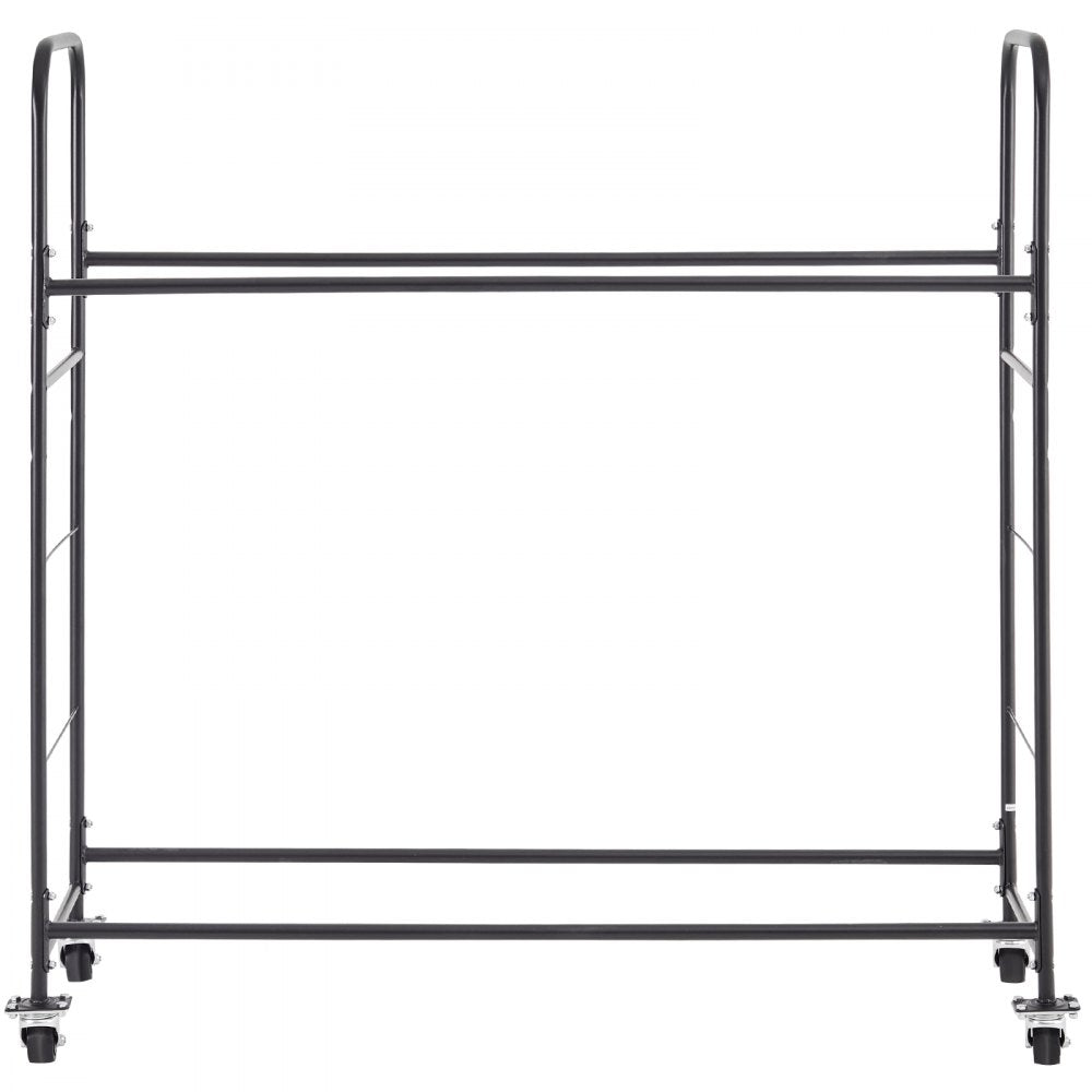 LX061 - Heavy-Duty 2-Layer Tire Rack with Casters & Dust Cover