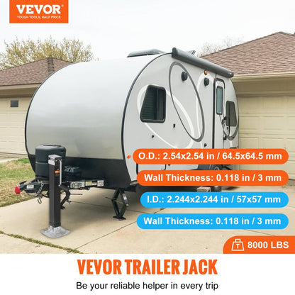 TJD-7000S - Heavy-Duty 8000 lb VEVOR Trailer Jack with Ergonomic Handle