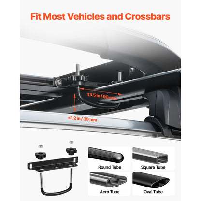 HJ-RB514A-120X100CM - Sturdy 48x40” Roof Rack Cargo Carrier for Your Adventures