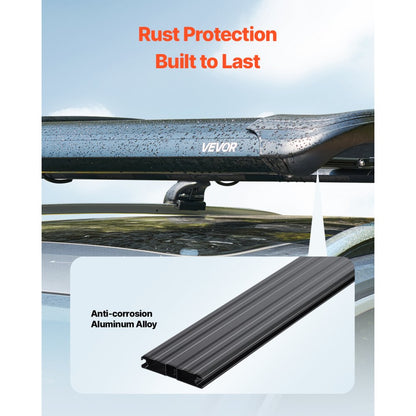 HJ-RB514A-120X100CM - Sturdy 48x40” Roof Rack Cargo Carrier for Your Adventures