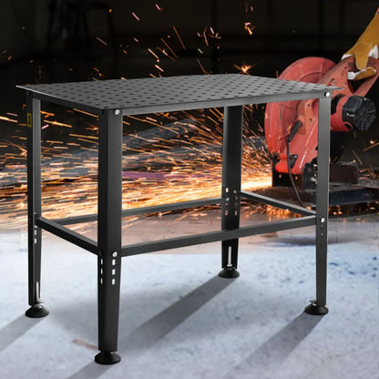 VV-WT-600 - Heavy-Duty 36" x 24" Welding Table, 600lbs Capacity