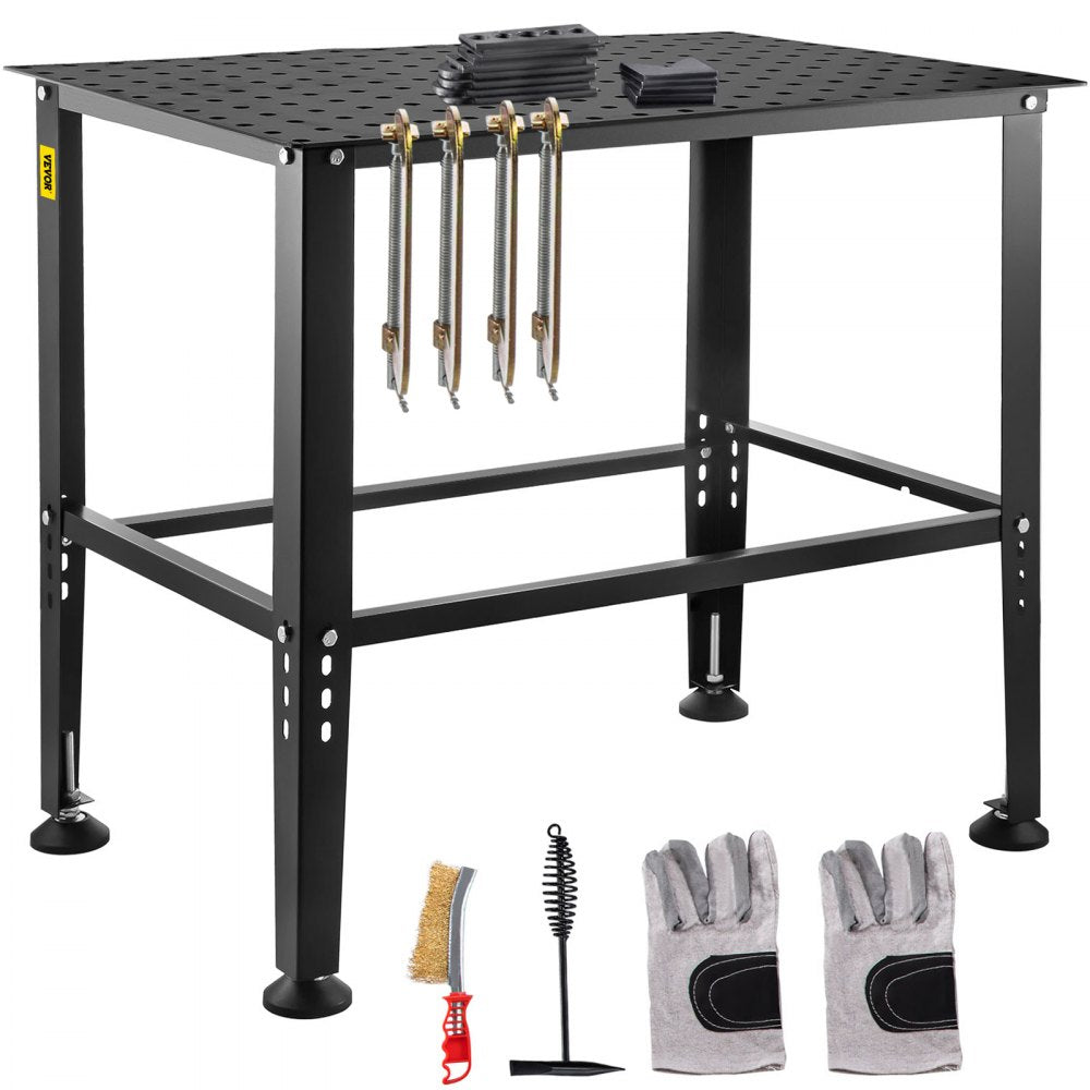 VV-WT-600 - Heavy-Duty 36" x 24" Welding Table, 600lbs Capacity