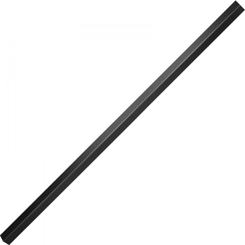 010137490597 - 26" Black Aluminum Deck Balusters for Modern Railing