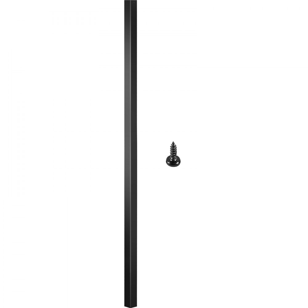 010846753520 - Easy Install 32"x0.8" Black Aluminum Deck Balusters