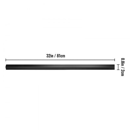 010846753520 - Easy Install 32"x0.8" Black Aluminum Deck Balusters