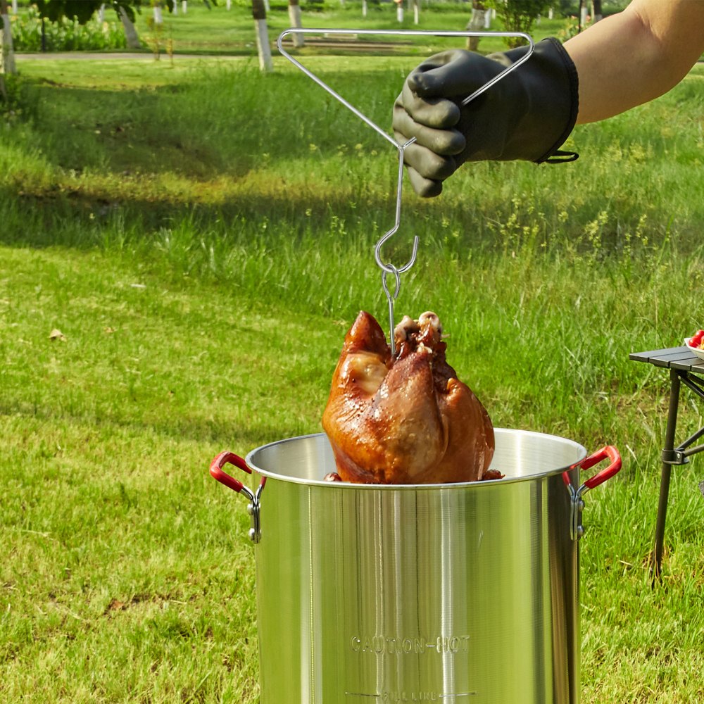 FCKIT-14 - 30qt Turkey Fryer & 10qt Steamer Cooker Set with Accessories