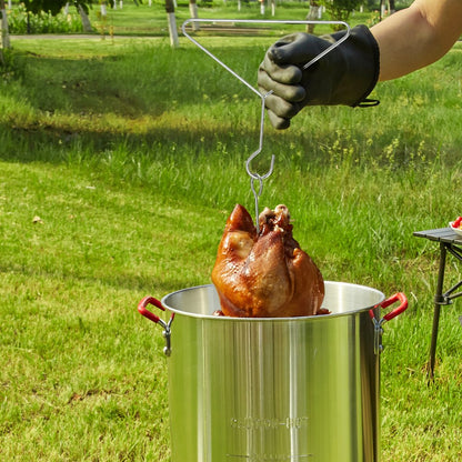 FCKIT-14 - 30qt Turkey Fryer & 10qt Steamer Cooker Set with Accessories