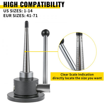 010785168507 - Adjustable Ring Stretcher Tool for Sizes 1-14, Non-Slip Handle
