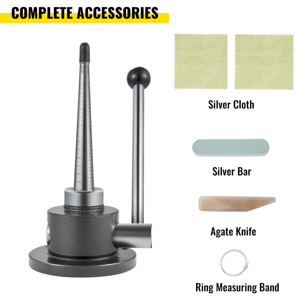 010785168507 - Adjustable Ring Stretcher Tool for Sizes 1-14, Non-Slip Handle