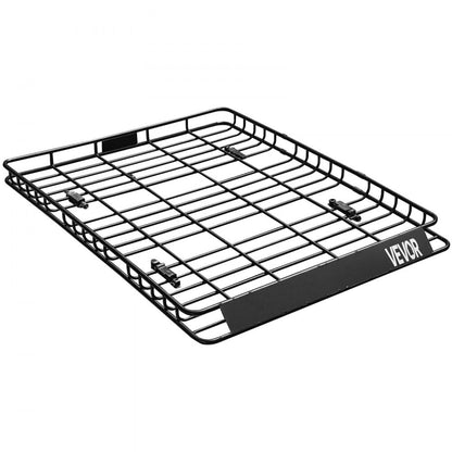 1209-4 - Durable 64x50 Roof Rack Cargo Carrier with Nets, 150 lbs Capacity