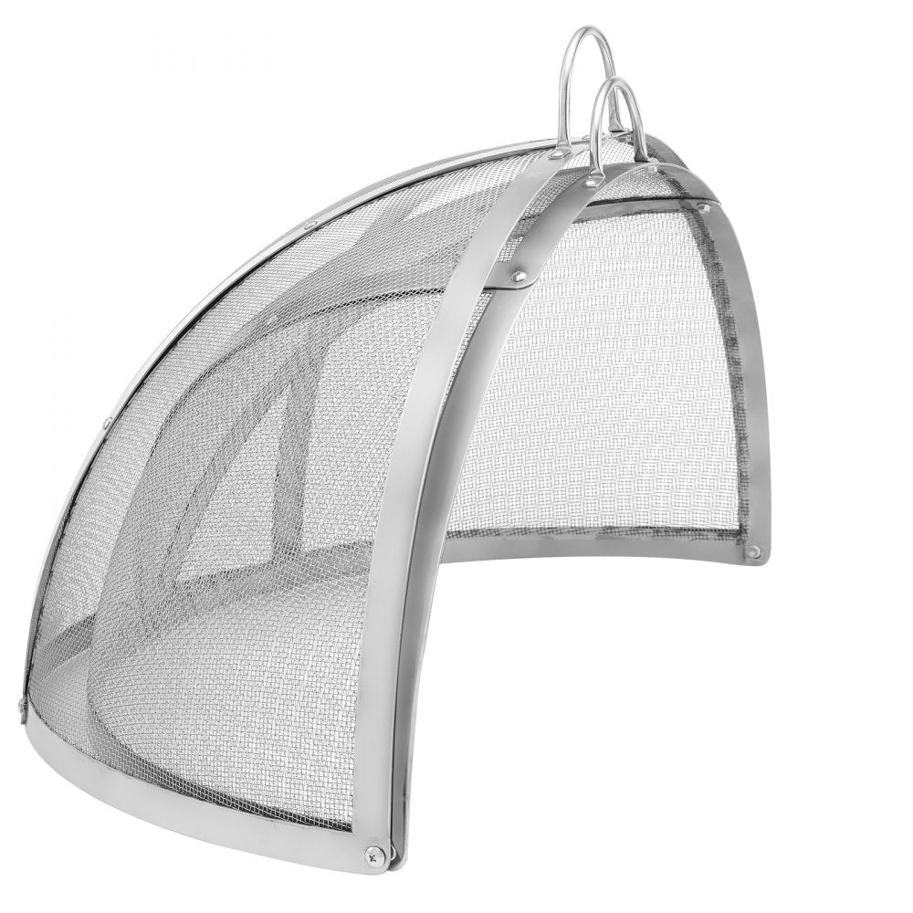 YCSR-10001-40 - 40" Stainless Steel Firepit Spark Screen for Safe Outdoor Use