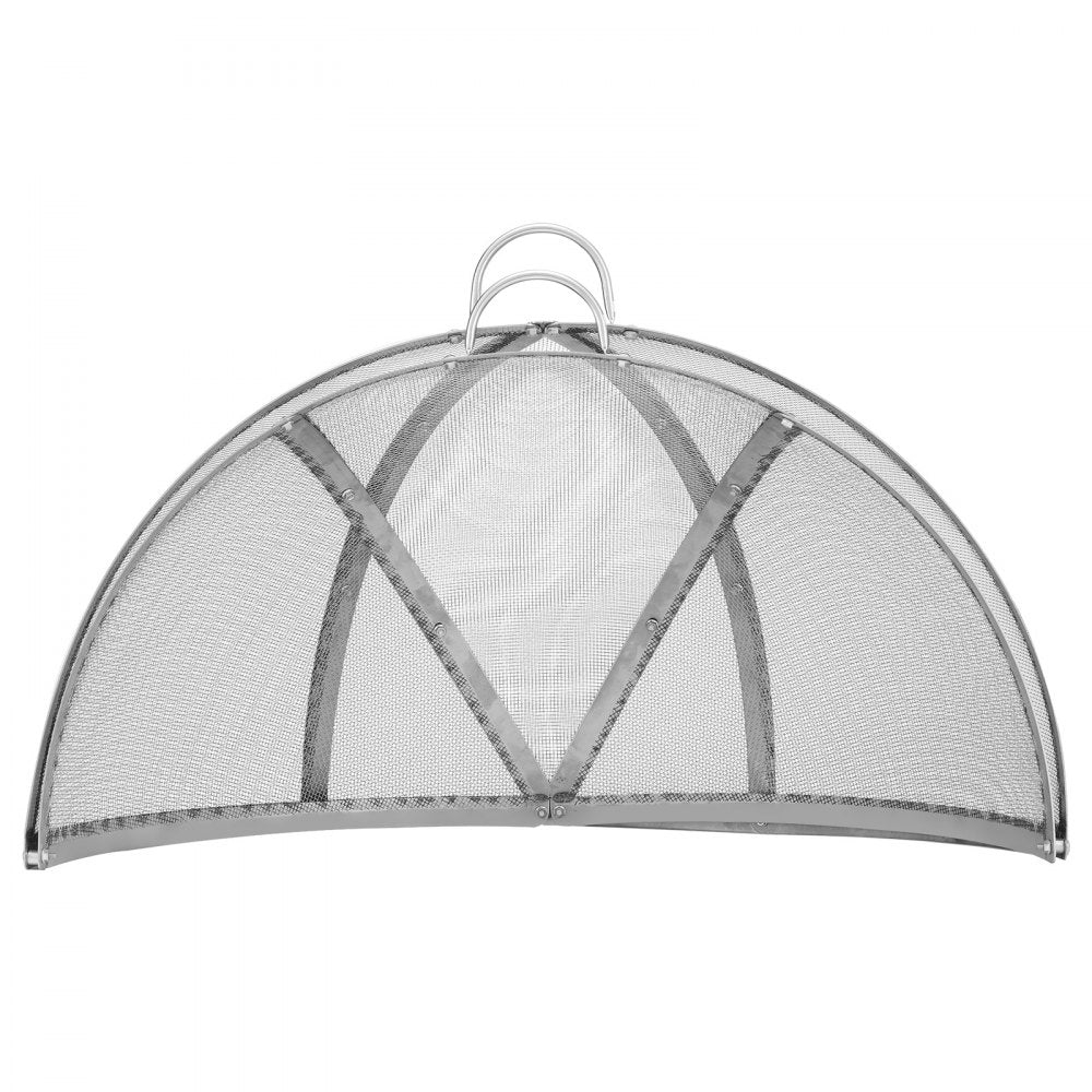 YCSR-10001-40 - 40" Stainless Steel Firepit Spark Screen for Safe Outdoor Use