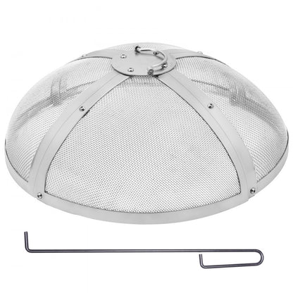 SCSKD01-27" - Heavy-Duty 27" Steel Spark Screen for Fire Pits