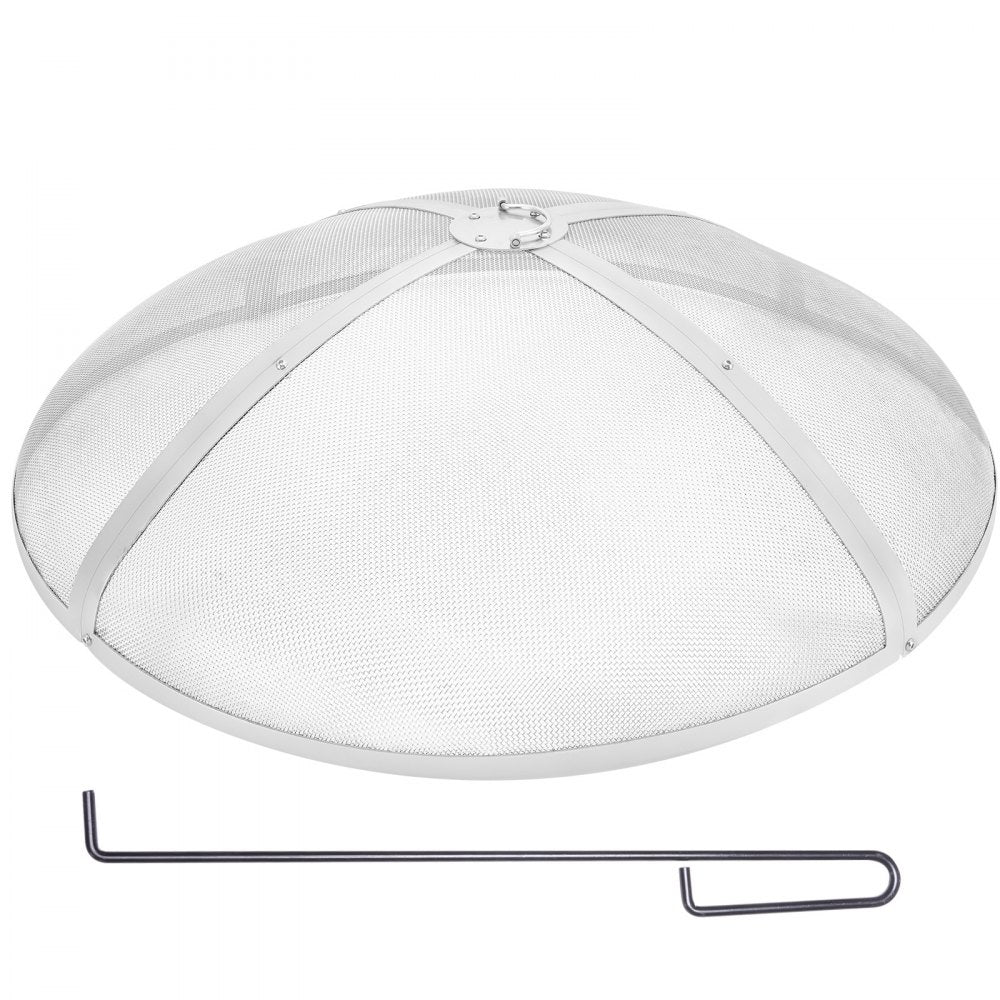 SCSKD01-30" - Durable Stainless Steel Fire Pit Spark Screen, 30" Round Design