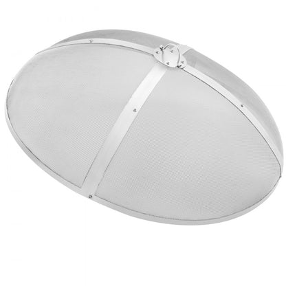 SCSKD01-30" - Durable Stainless Steel Fire Pit Spark Screen, 30" Round Design
