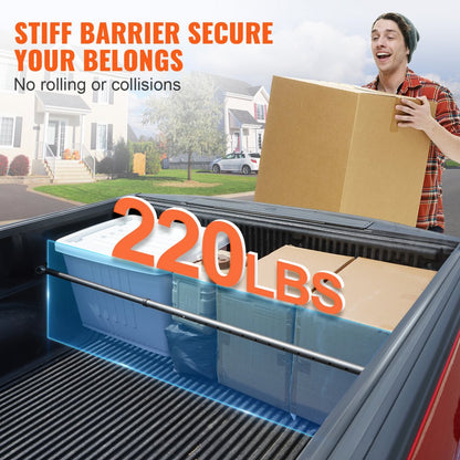 CB2001S - Adjustable Cargo Bar for Trucks, 40"-73", 220 lbs Capacity