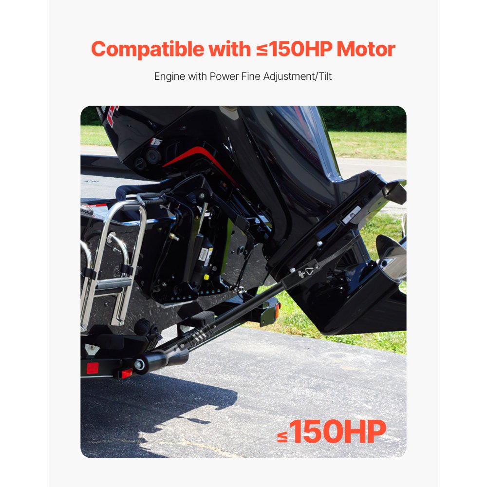 XC2027 - Adjustable 19.8-30.7" Transom Saver for Outboard Engine Support