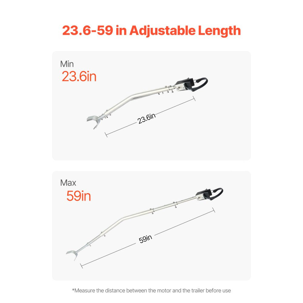 XC2028 - Adjustable 23.6-59 in Transom Saver for Engines Under 150HP