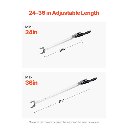 XC2047 - Adjustable 24-36 in Transom Saver for 100HP Engines