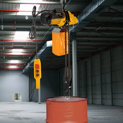 VV-HLDDHL-002 - 2200 lbs Heavy-Duty Electric Hoist with 3m Remote