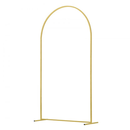 TFHQGM87266FT - Elegant Gold Metal Arch Stand Set of 3 for Weddings