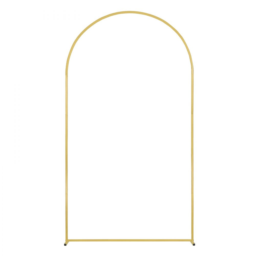 TFHQGM87266FT - Elegant Gold Metal Arch Stand Set of 3 for Weddings