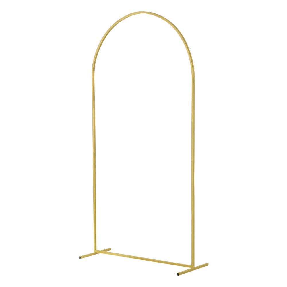 TFHQGM87266FT - Elegant Gold Metal Arch Stand Set of 3 for Weddings