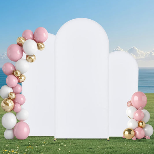 TFHQGM654FTBJB - 3-Piece Gold Wedding Arch Set, 6 x 2.6 ft & More