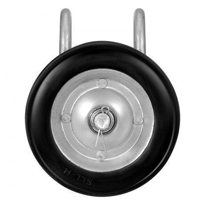 DW6 - Heavy-Duty Sliding Door Kit with Rubber Wheels, 600 lbs Capacity