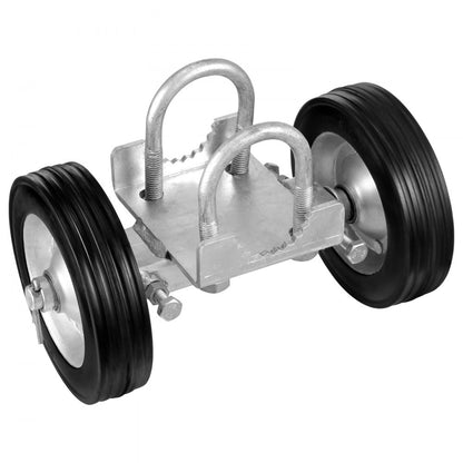 DW6 - Heavy-Duty Sliding Door Kit with Rubber Wheels, 600 lbs Capacity