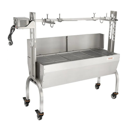 07989 - 46" Stainless Steel Rotisserie for Pig, Lamb & Chicken
