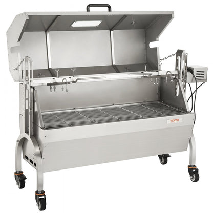 07989 - 46" Stainless Steel Rotisserie Roaster for 132 lbs of Meat