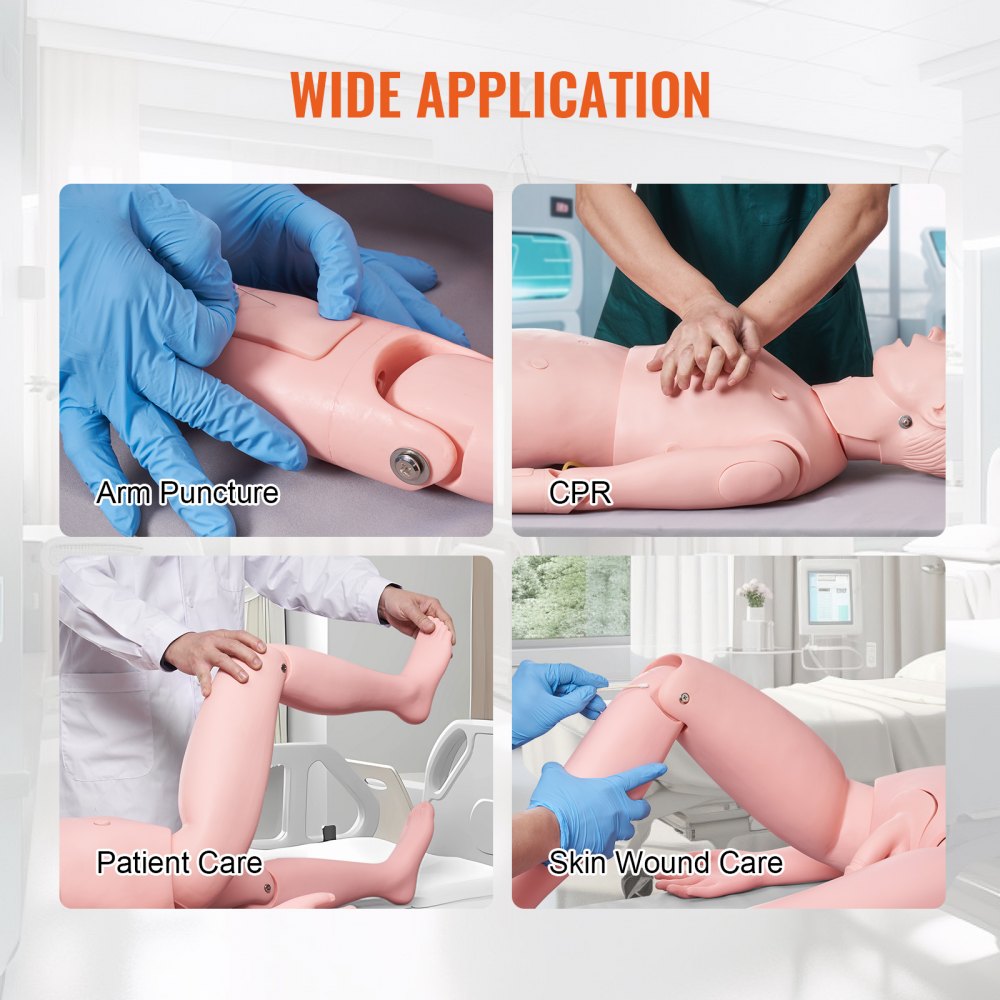 LD-135 - Realistic Male Nursing Manikin with Injection Practice Kit